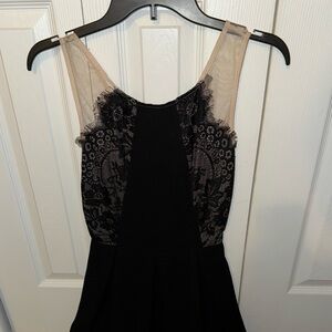 boutique black dress, size small